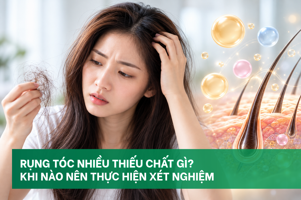Rụng tóc nhiều thiếu chất gì?